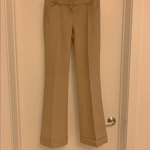 THEORY Wool Blend Boot Cut Dress Pants